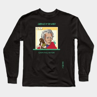 USD000022 - Baby Monkey backward on Andrew Jackson as Mr Strange Series 6 Long Sleeve T-Shirt